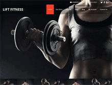 Tablet Screenshot of liftfitness.com